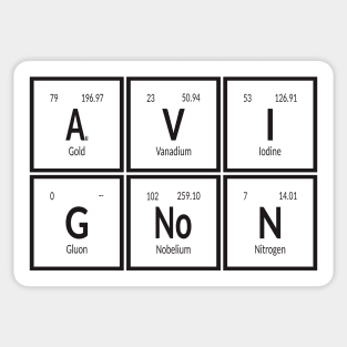 Avignon City | Periodic Table Sticker